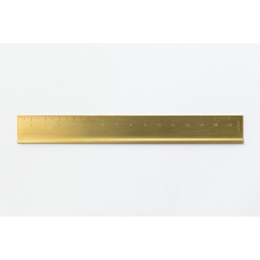 Midori Premium Brass Ruler 15cm Made in Japan