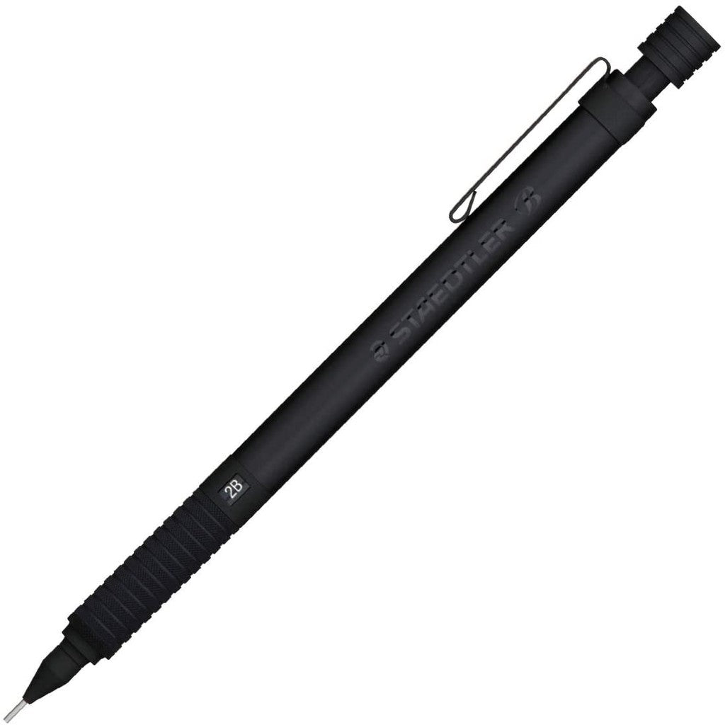 Staedtler All Black 925 Drafting Mechanical Pencil Metal Body(0.3, 0.5, 2.0)