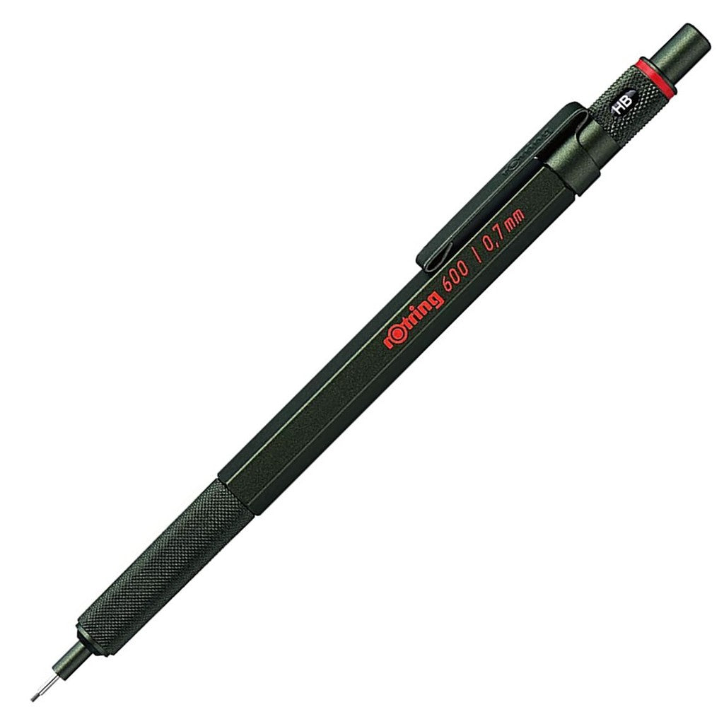 rOtring 600 Special Color Edition Full Metal Drafting Pencil (0.5 mm), Ballpoint Pen, Blue / Red / Green rotring