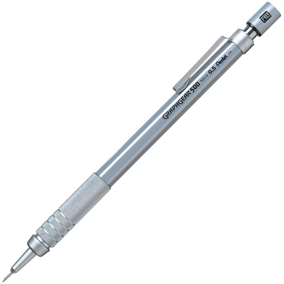 Japan Version Pentel Graph Gear 500 Drafting Mech Pencil 0.3 0.4 0.5 0.7 0.9mm PG513 PG514 PG515 PG517 PG519