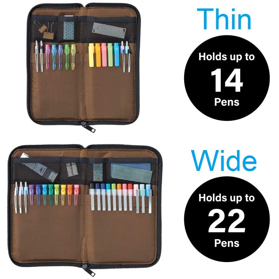 Original Lihit Lab Pen / Pencil Case - Flat type New release Wide Thin A7652-6 A7653-24