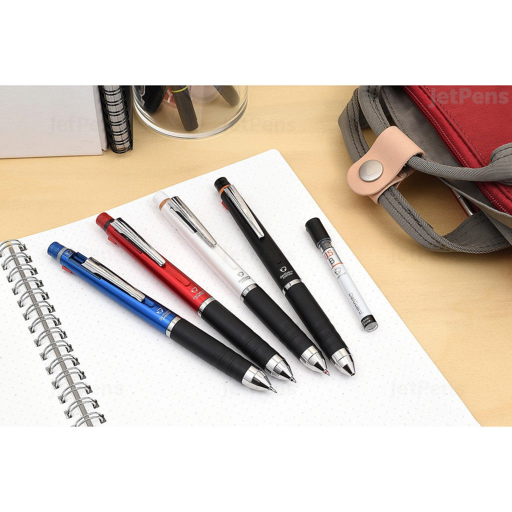 Zebra DelGuard (0.5mm) +2 ink Color (0.7 mm) - Emulsion Ink Multi Pen Mechanical Pencil+2C