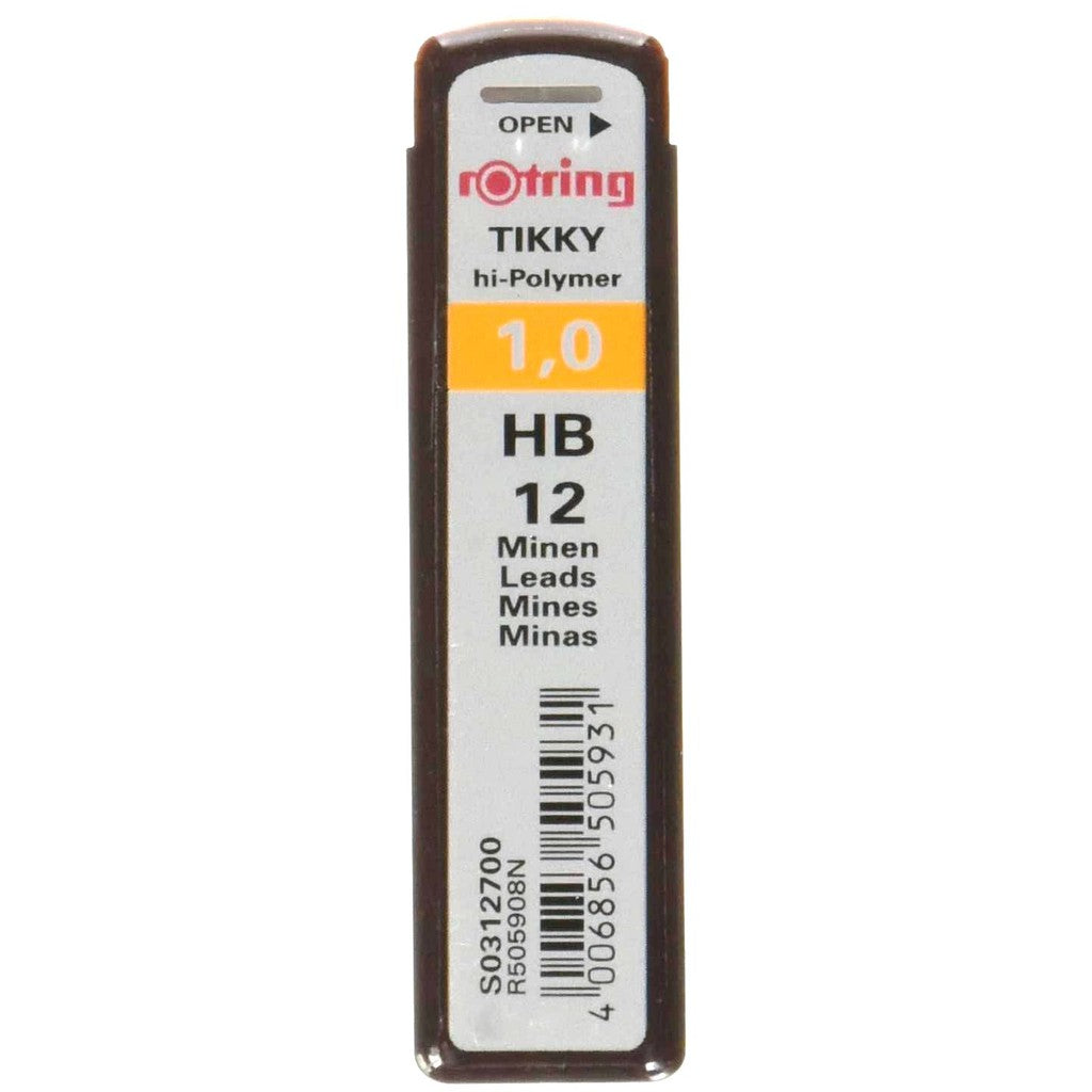 Rotring Tikky Hi-Polymer Pencil Lead (0.3 0.35 0.5 0.7 0.9 1.0 2.0 mm 2H H HB B 2B)