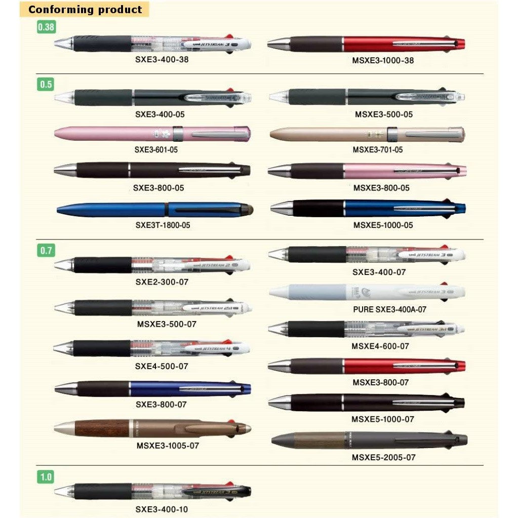 Refill for Mitsubishi Multi Function Jetstream Pen SXR-80-05 (0.5mm)