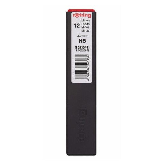 Rotring Tikky Hi-Polymer Pencil Lead (0.3 0.35 0.5 0.7 0.9 1.0 2.0 mm 2H H HB B 2B)