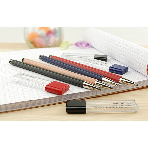 Kitaboshi 2mm Woody Mechanical Pencil Lead Holder Set