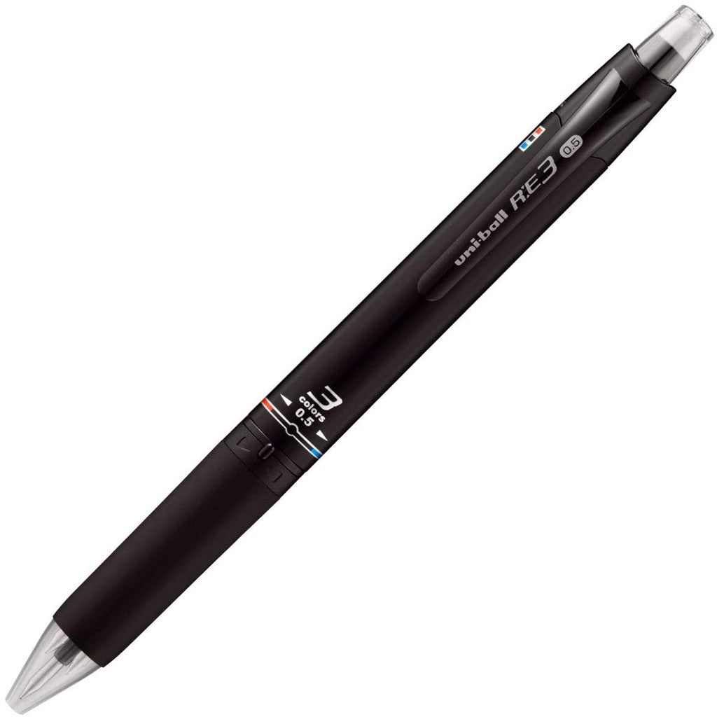 Uni-Ball Erasable 3 Color Ballpoint Pen RE3 Multicolor Mitsubishi Pencil Thermal Erase Ink RE-3