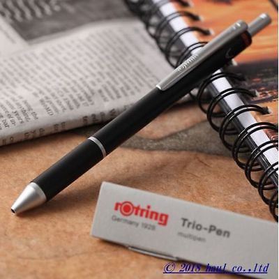rOtring Trio 3in1 / Quattro 4in1 Gravity Mechanism Multi Function Pen Graphite