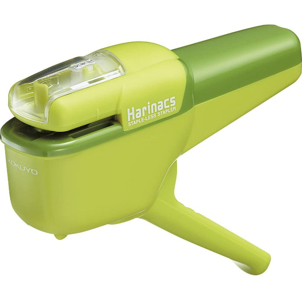 Kokuyo Harinacs Staplerless Stapler Gun-Type Paper Press 10 Sheets SLN-MSH110D SLN-MSH110G SLN-MSH110LB SLN-MSH110W