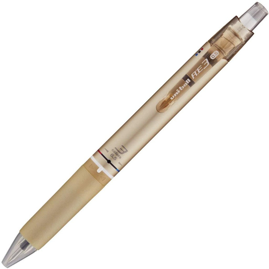 Uni-Ball Erasable 3 Color Ballpoint Pen RE3 Multicolor Mitsubishi Pencil Thermal Erase Ink RE-3