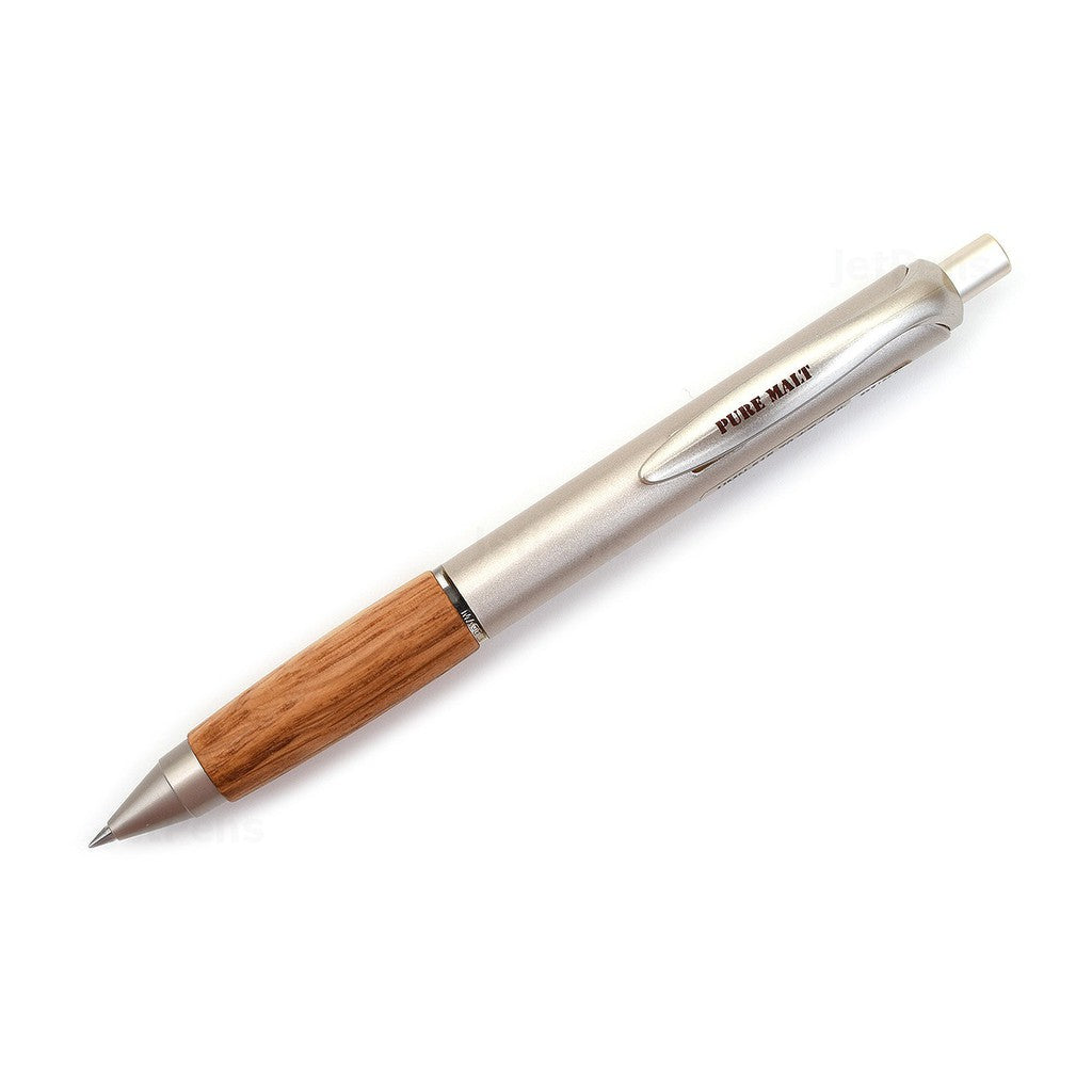 Uni Pure Malt Glossy Gel Pen - 0.5 mm - Dark / Light Brown Wood Grip Uni-ball