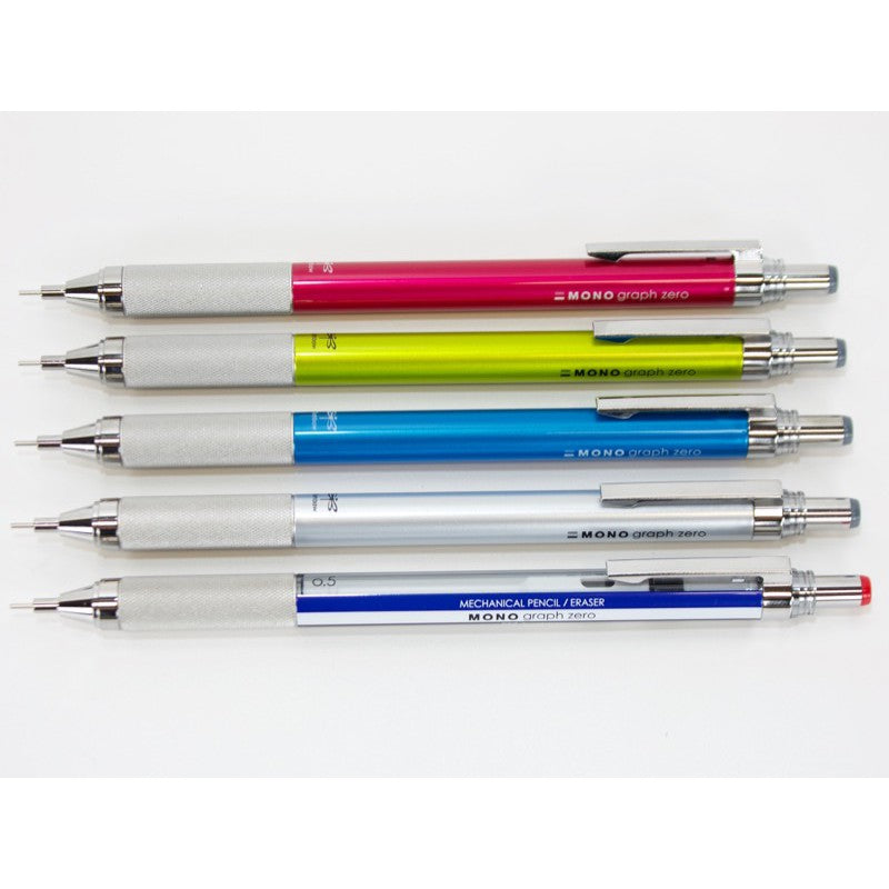 Tombow Mono Graph Zero Metal Body Mechanical Pencil (0.5mm, 0.3mm)