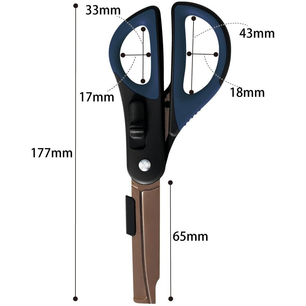 Kokuyo 2Way Scissors & Cutter Hako-ake Glueless HASA-P410 2-way 2 way