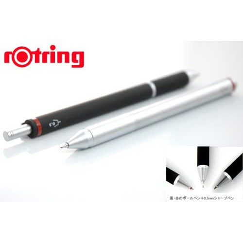 rOtring Trio 3in1 / Quattro 4in1 Gravity Mechanism Multi Function Pen Graphite