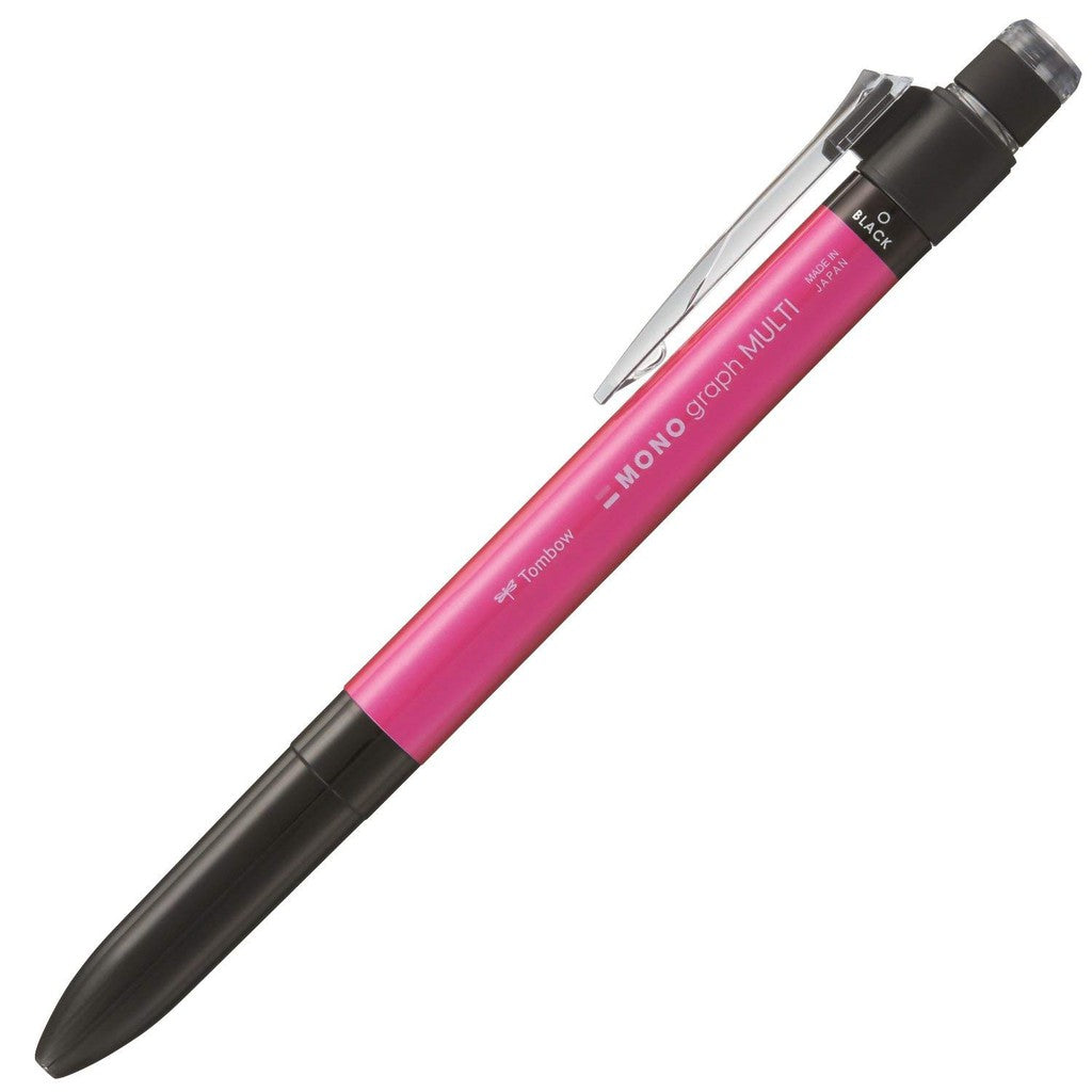 Tombow Mono Graph Multi -2 Color Pen + Mechanical Pencil + Twist Eraser