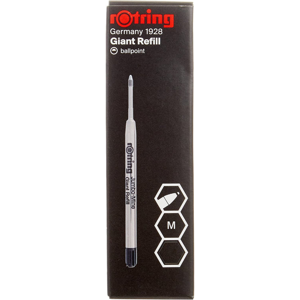 Refill for rOtring Pen for 600 800 Rapid Pro series Jumbo Giant, Black, S0 195-390 G2