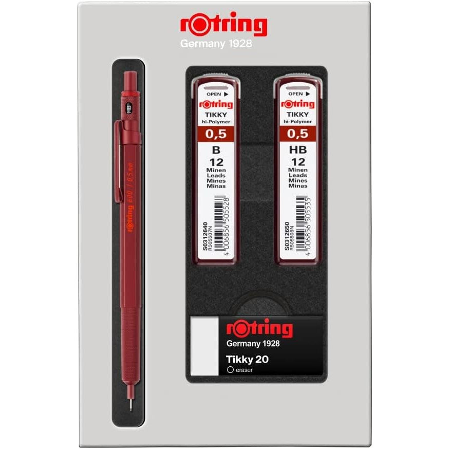rOtring 600 Gift Set Special Color Edition Full Metal Drafting Pencil (0.5 mm)