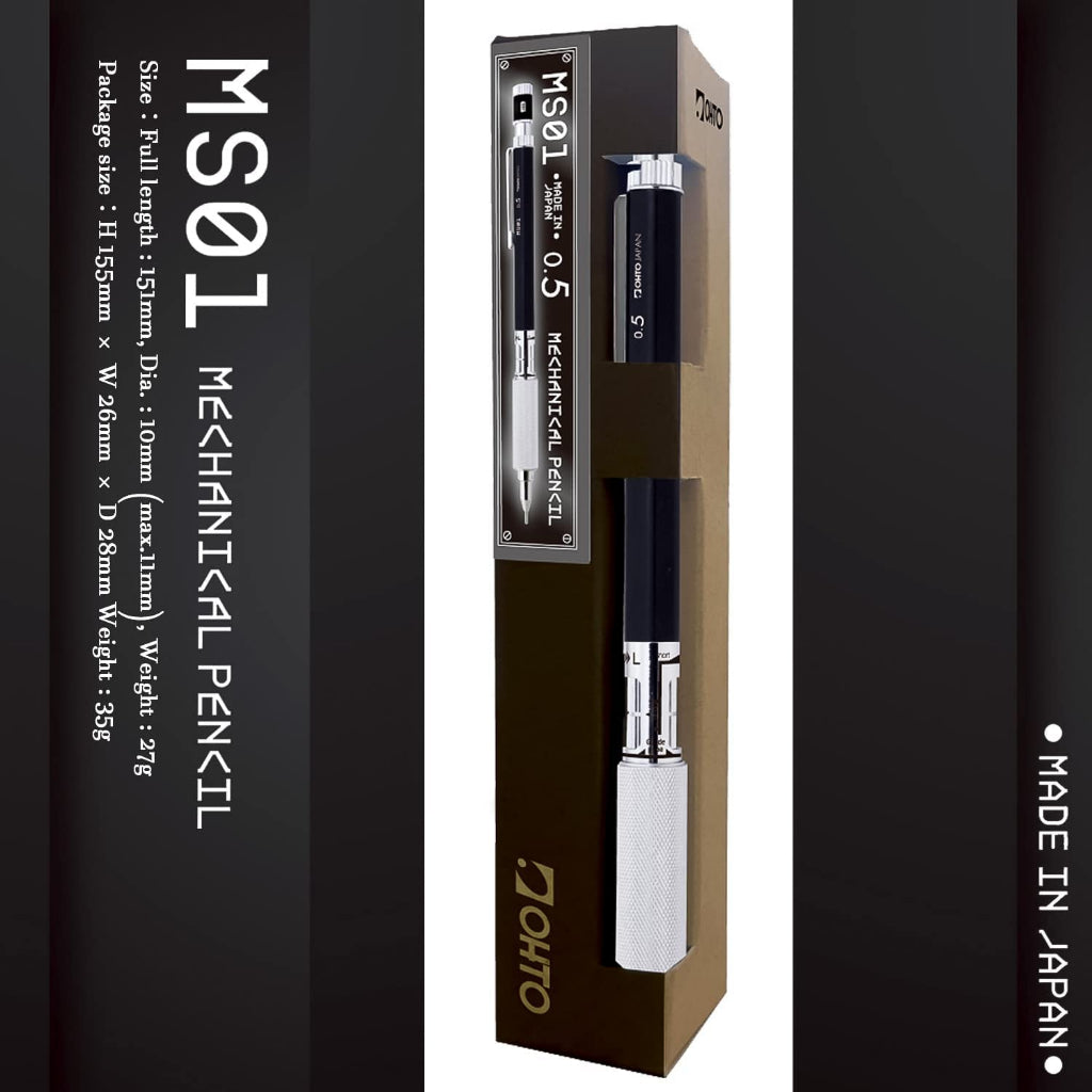 Ohto Conception Mechanical Pencil 0.5 mm | MS01 Professional Drafting Super Pencil Japan Premium