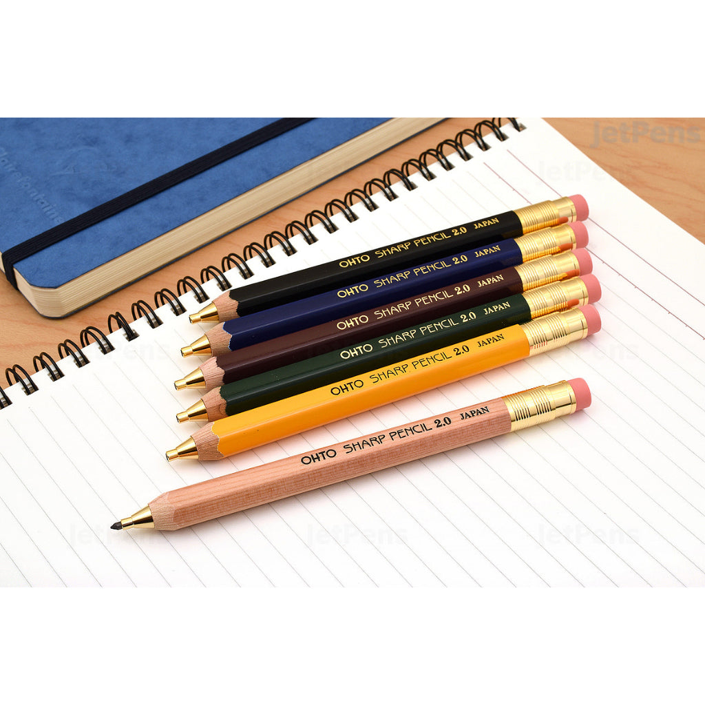 Ohto Wooden Mechanical Pencil Lead Holder - 2.0 mm