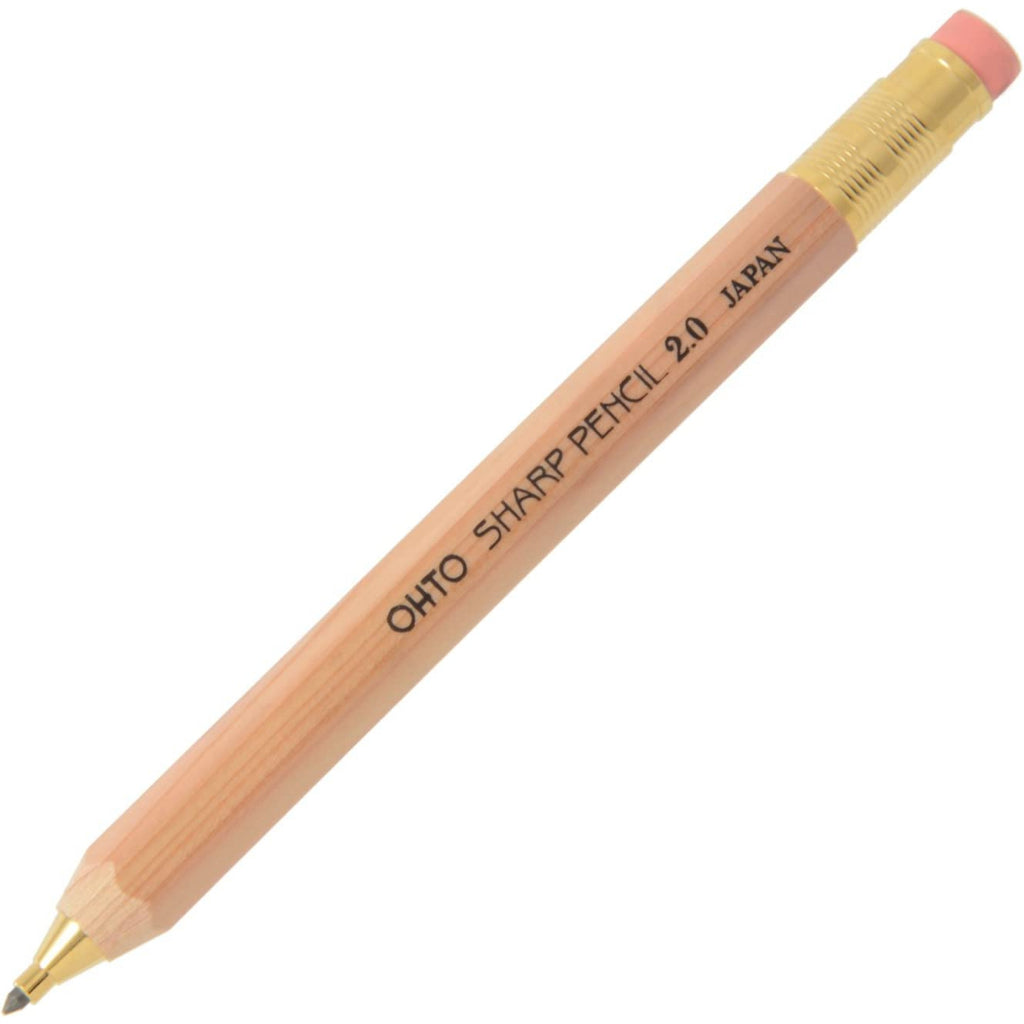 Ohto Wooden Mechanical Pencil Lead Holder - 2.0 mm