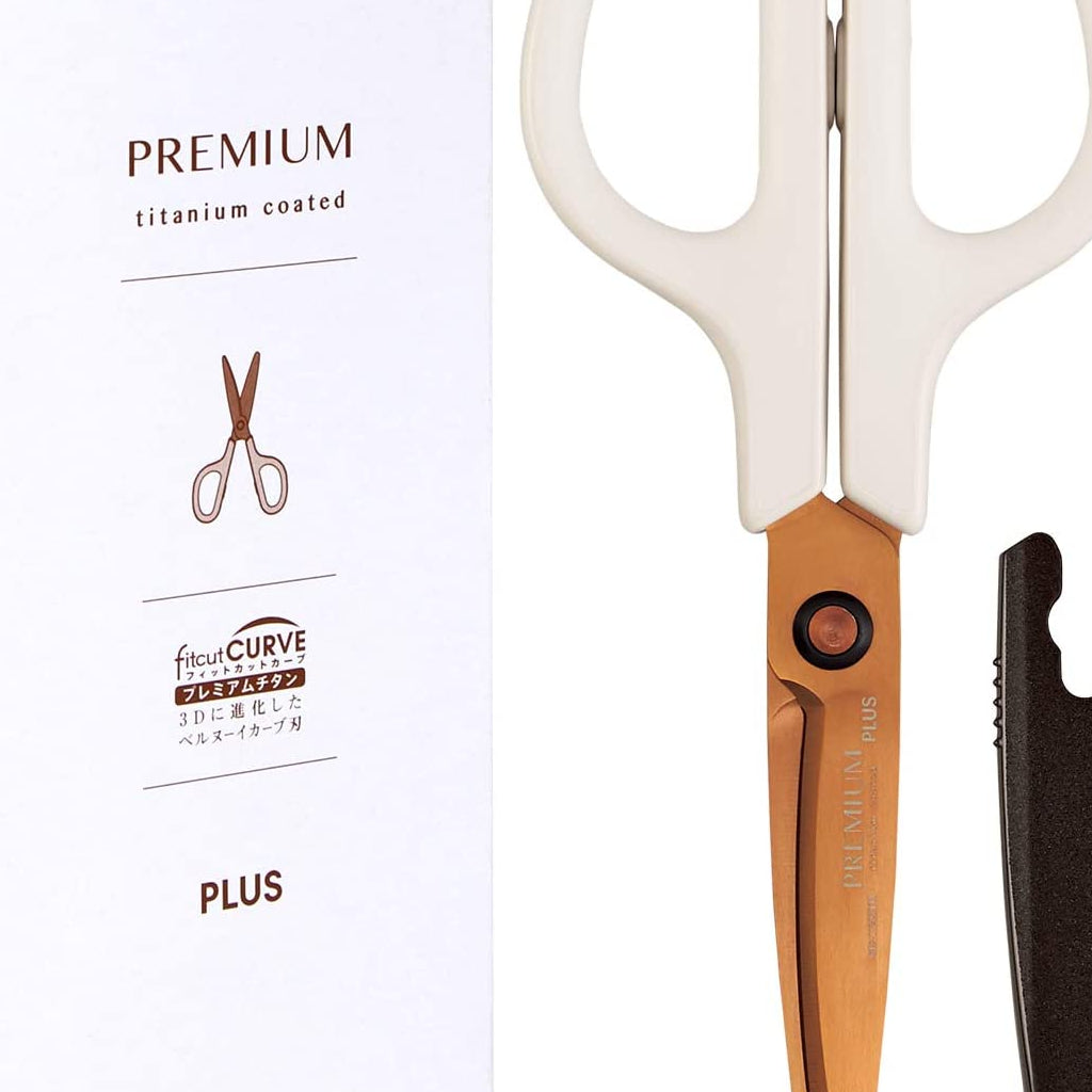 PLUS Scissors - Fit Cut Curve Premium Titanium Coated