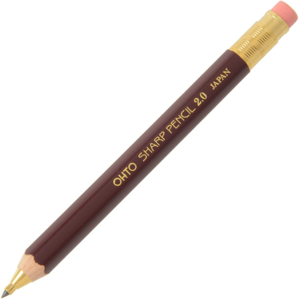 Ohto Wooden Mechanical Pencil Lead Holder - 2.0 mm