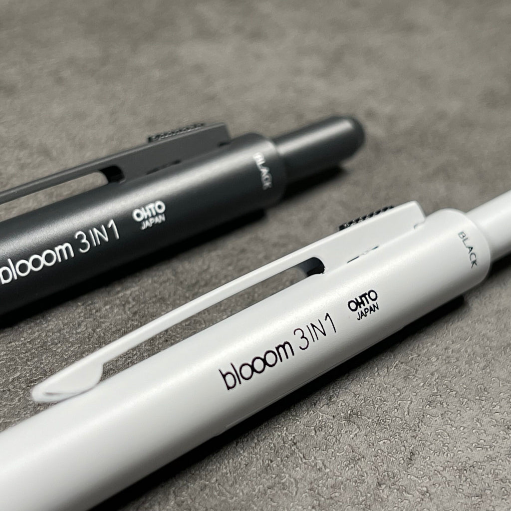 Ohto Bloom 3-in-1 2 Color 0.7 mm Ballpoint Multi Pen + 0.5 mm Pencil Premium Japan