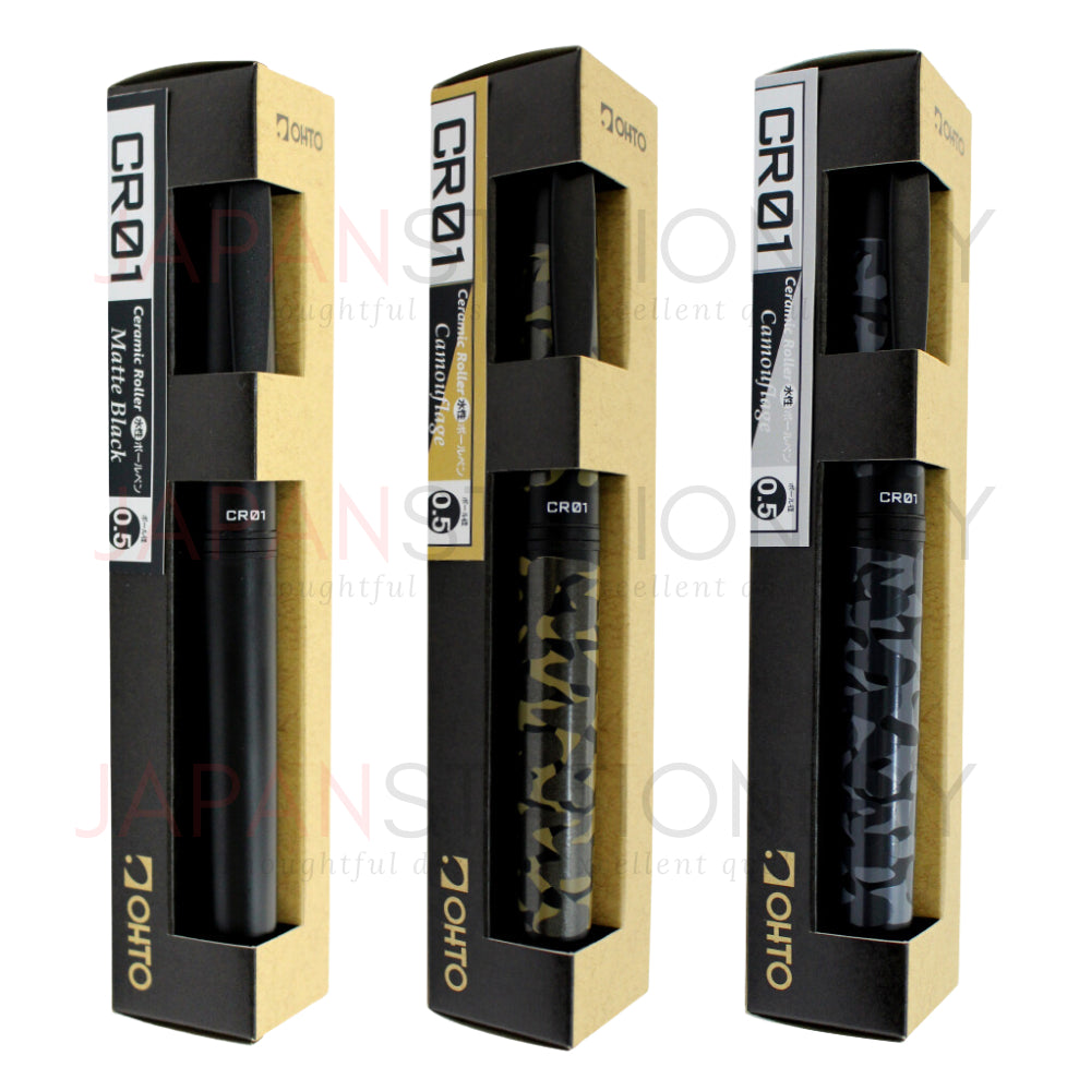 Ohto CR01 Ceramic Roller Pen Japan Signature Business Water Based