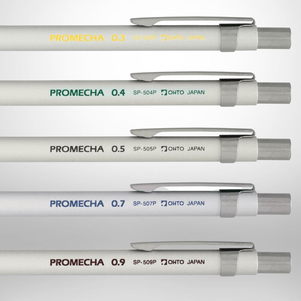 OHTO Promecha 500P Drafting Pencil SP-500 Metal Grip 0.3mm 0.4mm 0.5mm 0.7mm 0.9mm SP-503P SP-505P SP-507P SP-509P Japan