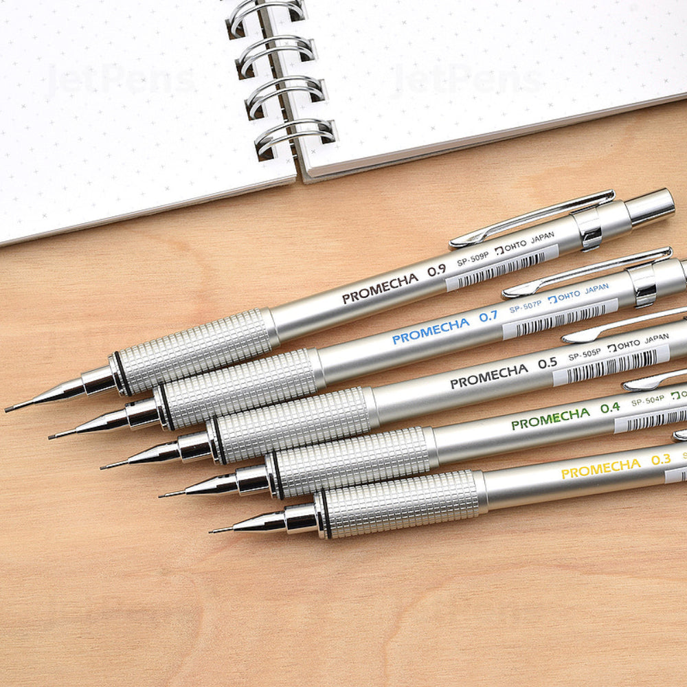 OHTO Promecha 500P Drafting Pencil SP-500 Metal Grip 0.3mm 0.4mm 0.5mm 0.7mm 0.9mm SP-503P SP-505P SP-507P SP-509P Japan