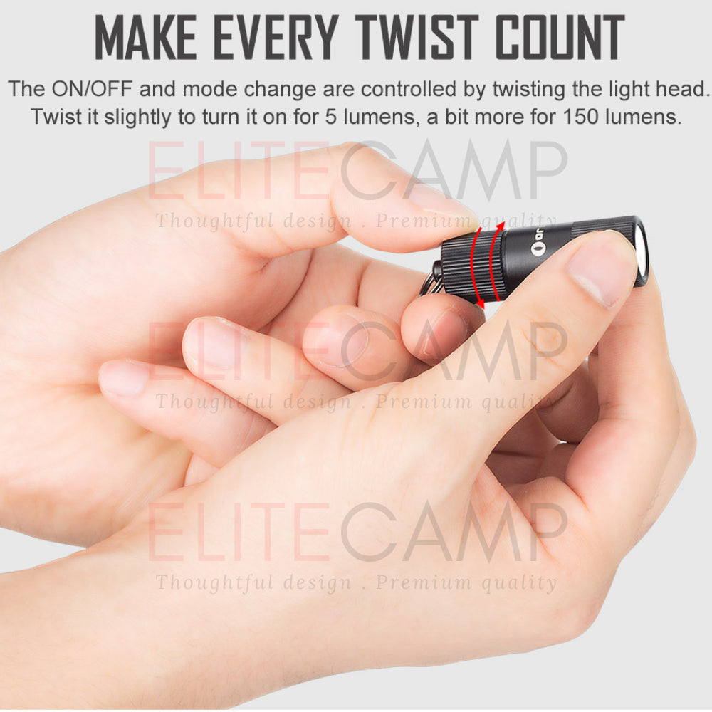 Olight i1R 2 Rechargeable Keychain Flashlight i1R2 Pro imorse Instant Camping Hiking Torchlight Small Portable Mini