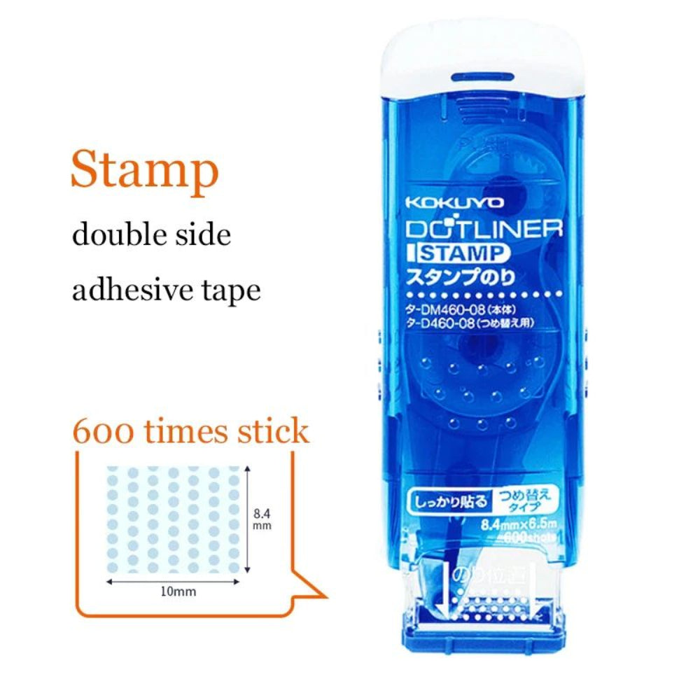 KOKUYO Dotliner Glue Tape Knock, Stamp (refill or tape set) TA-DM480-07NB D480-07N DM480-07NP DM460-08