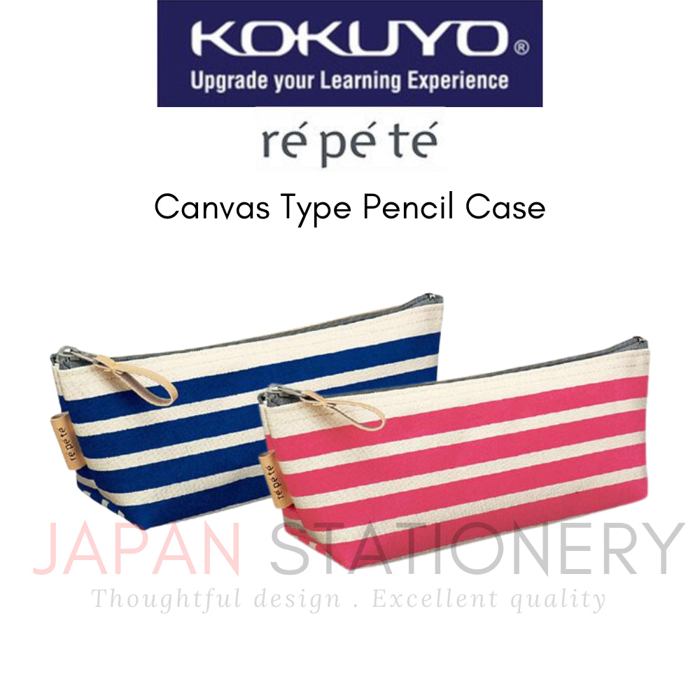 Kokuyo Repete Made Of Canvas With Bottom Gusset And Inner Pocket Pencil Case F-VBF101DB