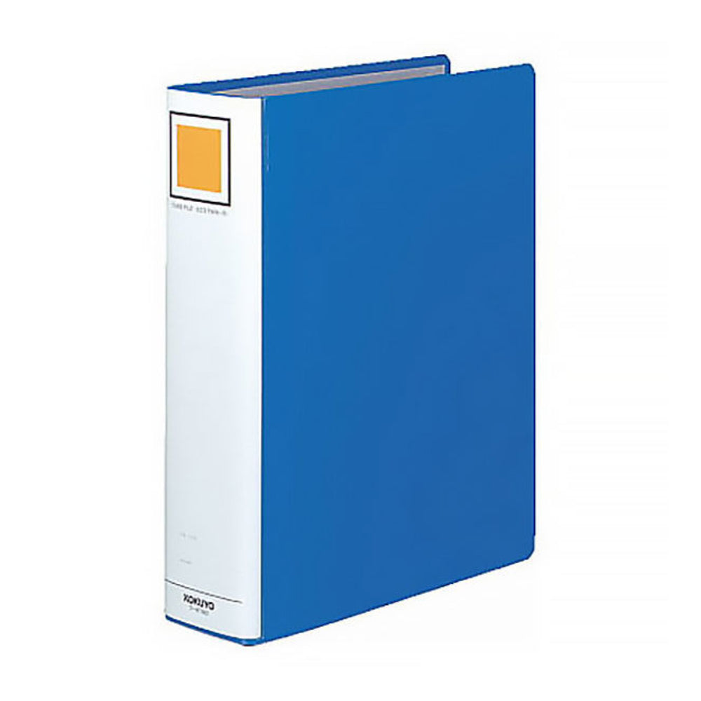 Kokuyo Tube File Eco Twin R A4 Vertical Binding Thickness 50mm Blue Double-sided Pipe File γ-RT630B γ-RT630C γ-RT640B