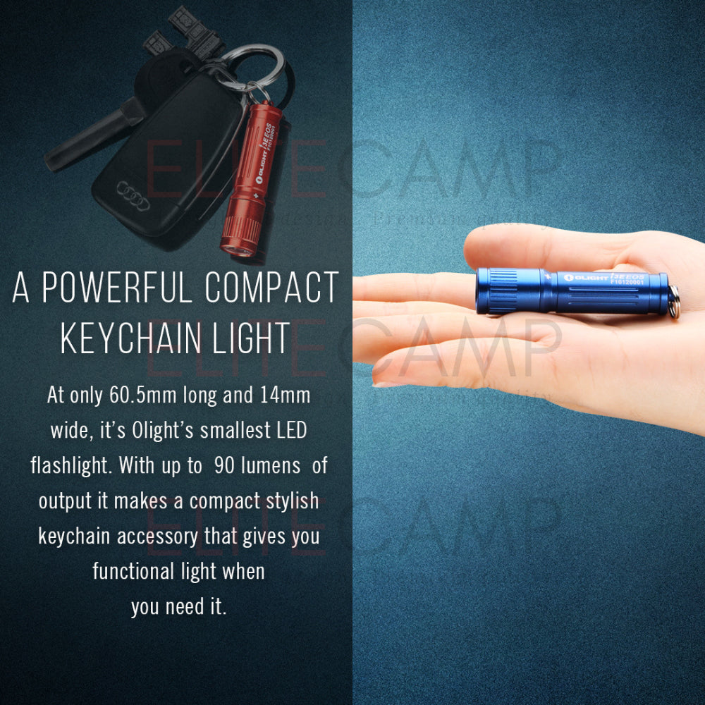 Olight i3E EOS LED Keychain Mono Output Flashlight Torchlight Camping Hiking Compact Torch Flash