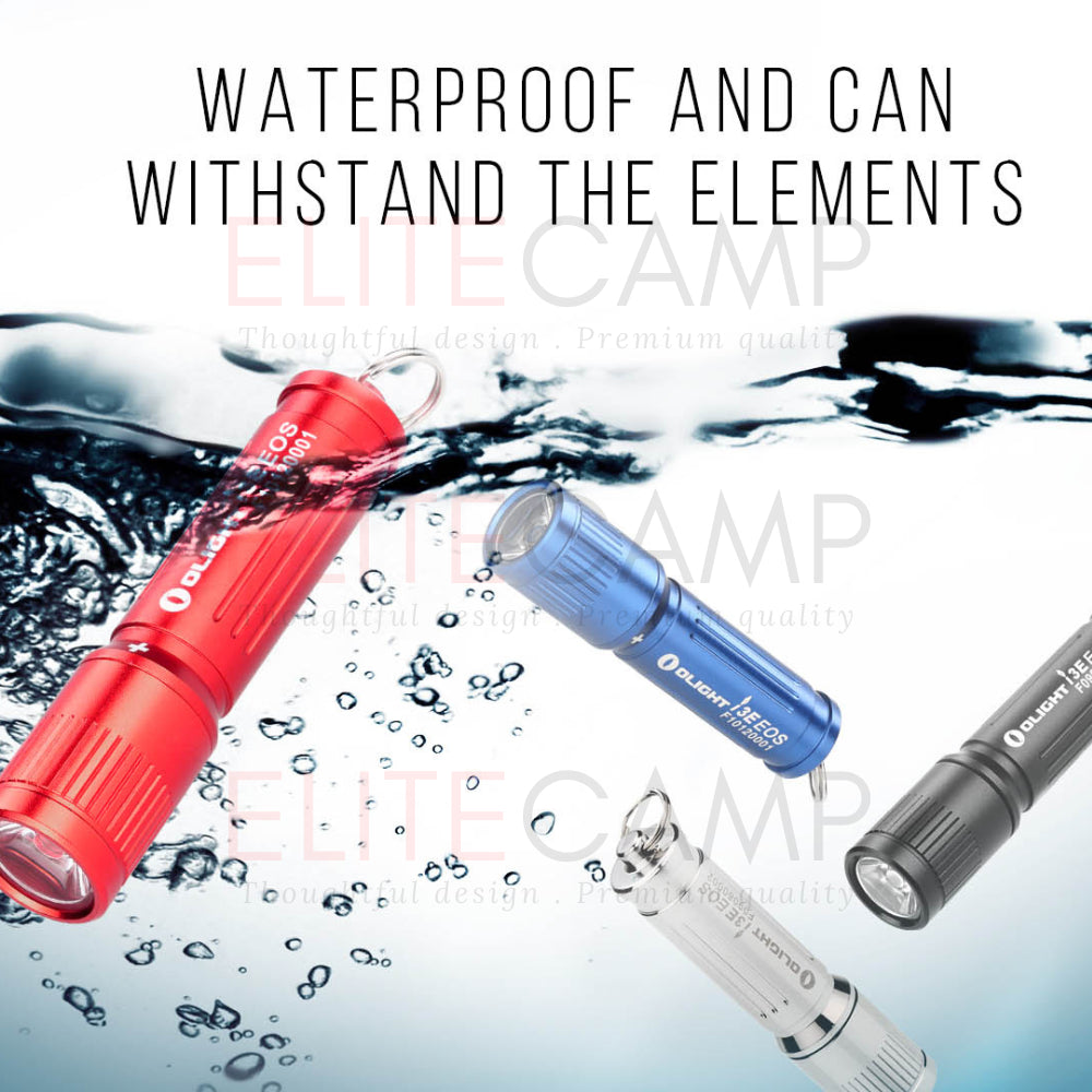 Olight i3E EOS LED Keychain Mono Output Flashlight Torchlight Camping Hiking Compact Torch Flash