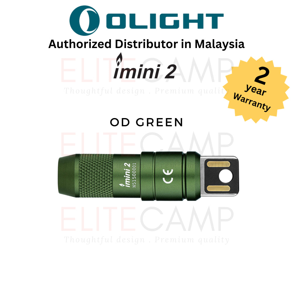Olight imini 2 Rechargeable Mini Flashlight Instant Activation Camping Hiking Torchlight Small Portable