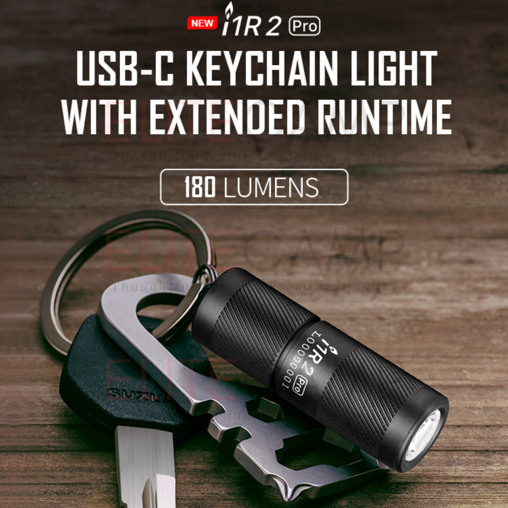 Olight i1R 2 Rechargeable Keychain Flashlight i1R2 Pro imorse Instant Camping Hiking Torchlight Small Portable Mini