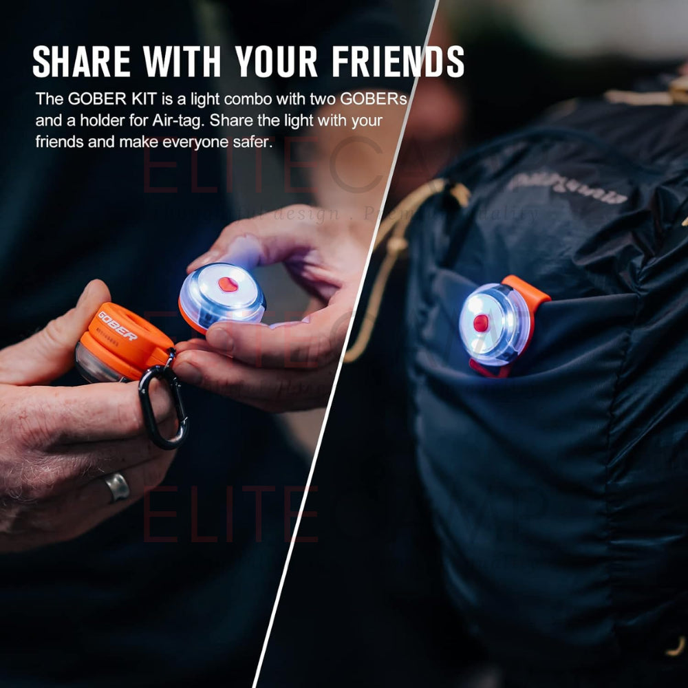 OLIGHT Gober Kit Safety Light, High Visibility LED Beacon Lights with 4 Lighting Modes, USB-C Rechargeable Flashing