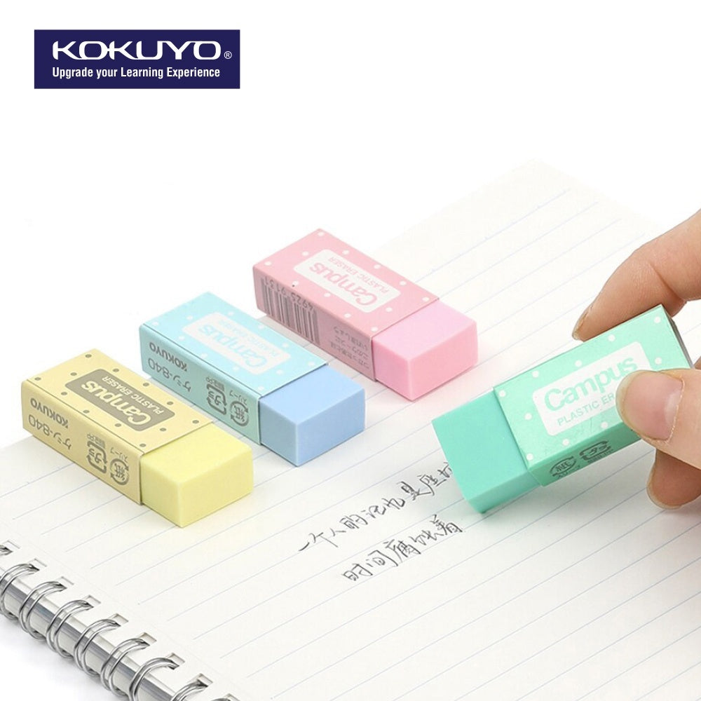 Kokuyo Campus Eraser Pastel Colours | Random Colours Poppy-840
