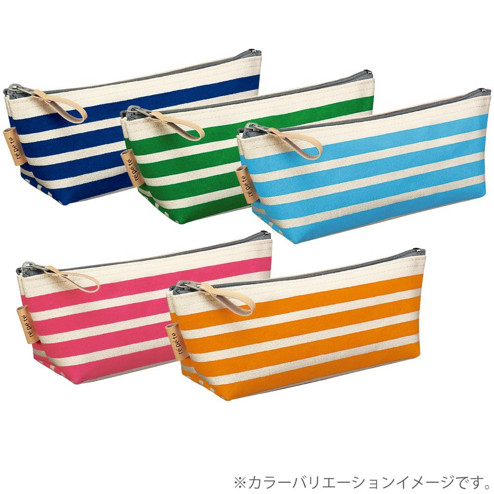 Kokuyo Repete Made Of Canvas With Bottom Gusset And Inner Pocket Pencil Case F-VBF101DB