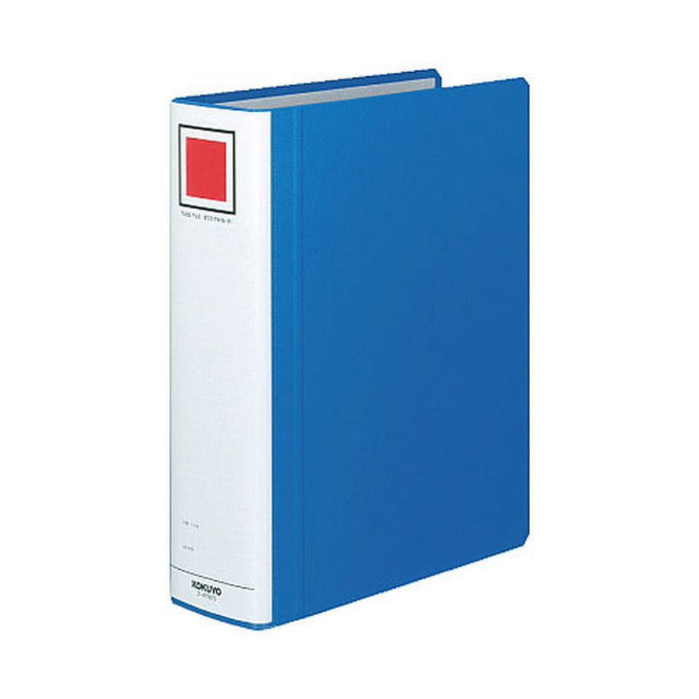 Kokuyo Tube File Eco Twin R A4 Vertical Binding Thickness 50mm Blue Double-sided Pipe File γ-RT630B γ-RT630C γ-RT640B