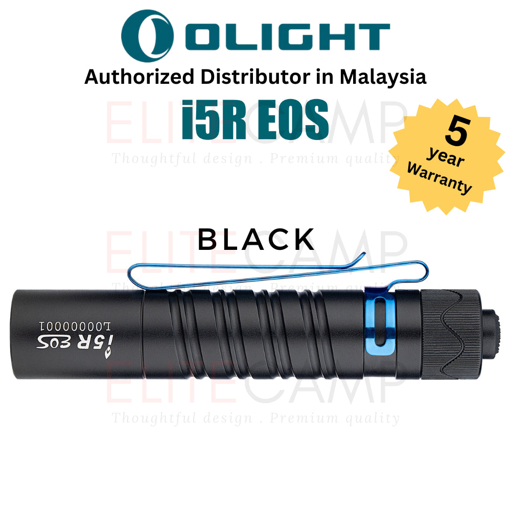 Olight i5R EOS Rechargeable Tail-switch EDC Flashlight Camping Hiking Torchlight Small Portable