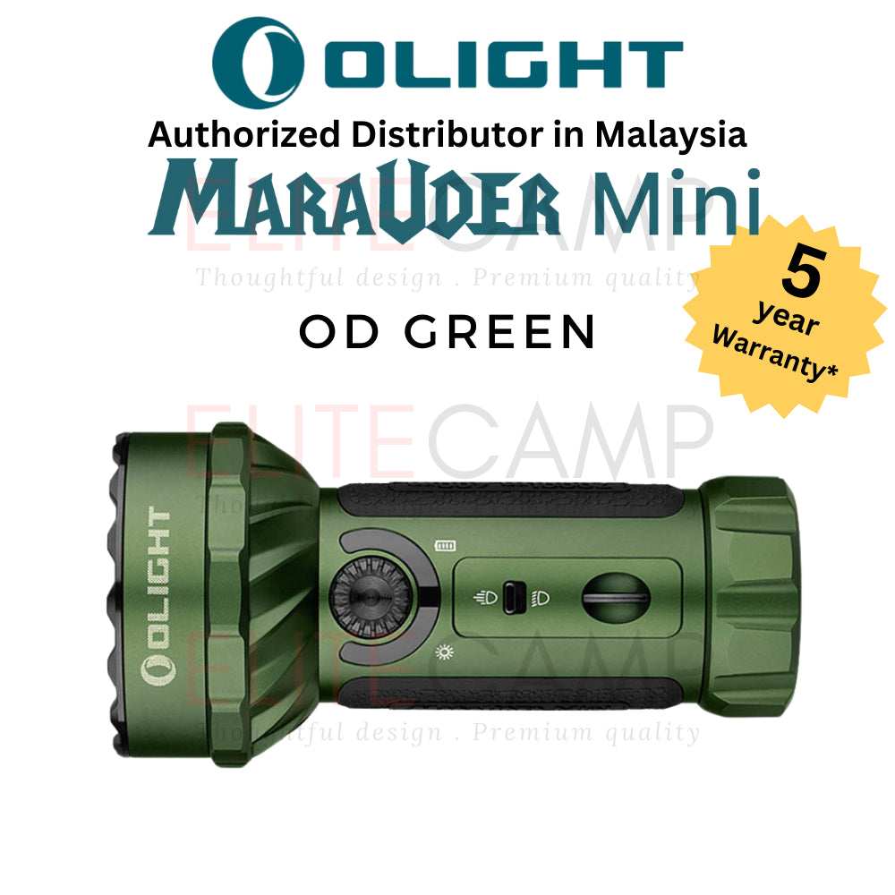 Olight Marauder Mini Search and Rescue Camping Hiking Emergency Flashlight Waterproof Torchlight Compact Torch Flash