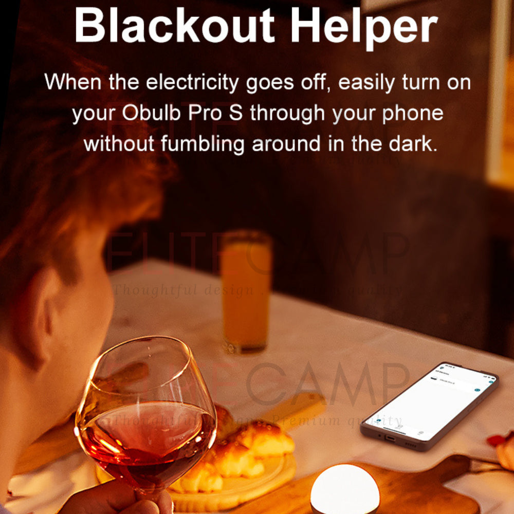 Olight Obulb Pro S Multi-Color Wireless Bulb Light Camping Portable Waterproof Sleeping Night light