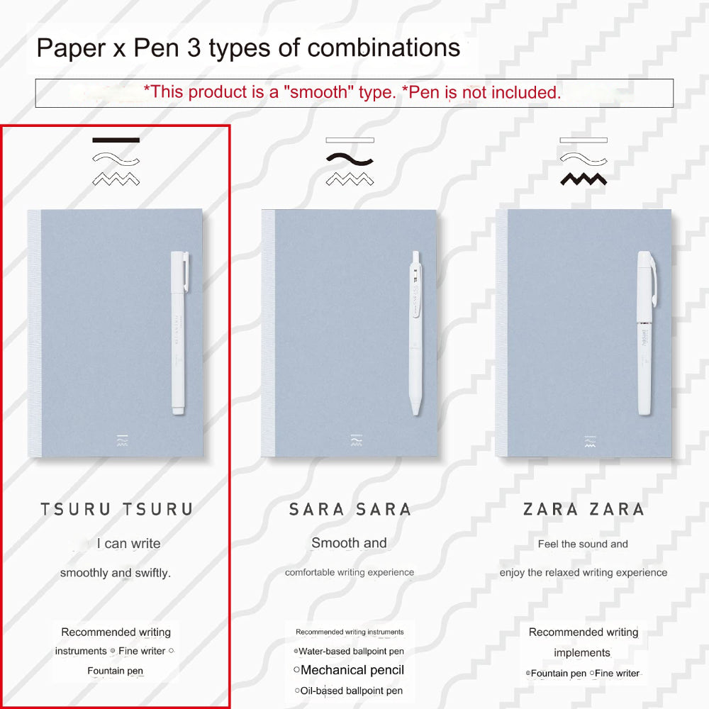 Kokuyo Perpanep Notebook Tsuru Sara Zara 3mm|4mm|5mm|6mm 60 Sheets PER-MT106S3M PER-MT106WT4M PER-MS106WT4M