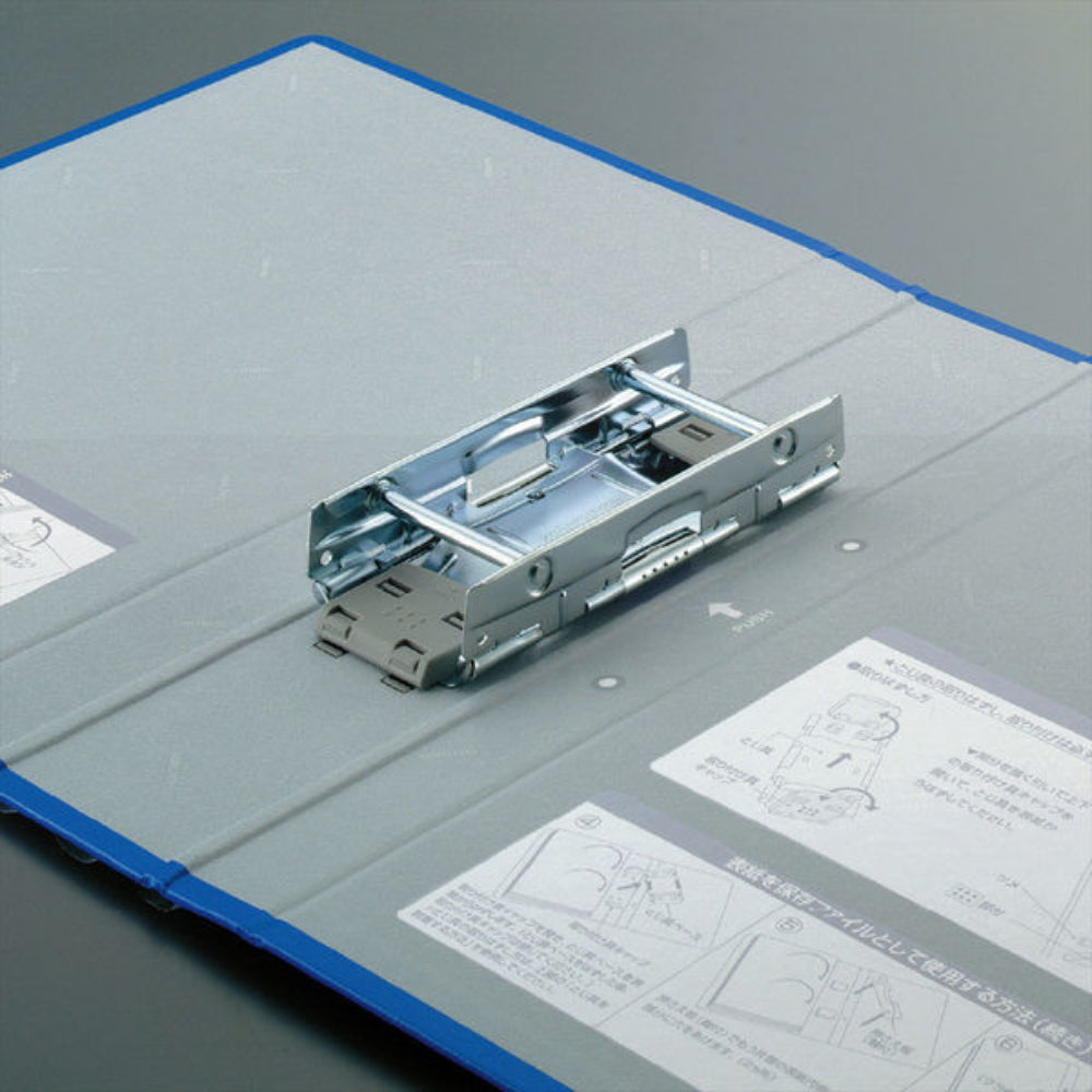 Kokuyo Tube File Eco Twin R A4 Vertical Binding Thickness 50mm Blue Double-sided Pipe File γ-RT630B γ-RT630C γ-RT640B