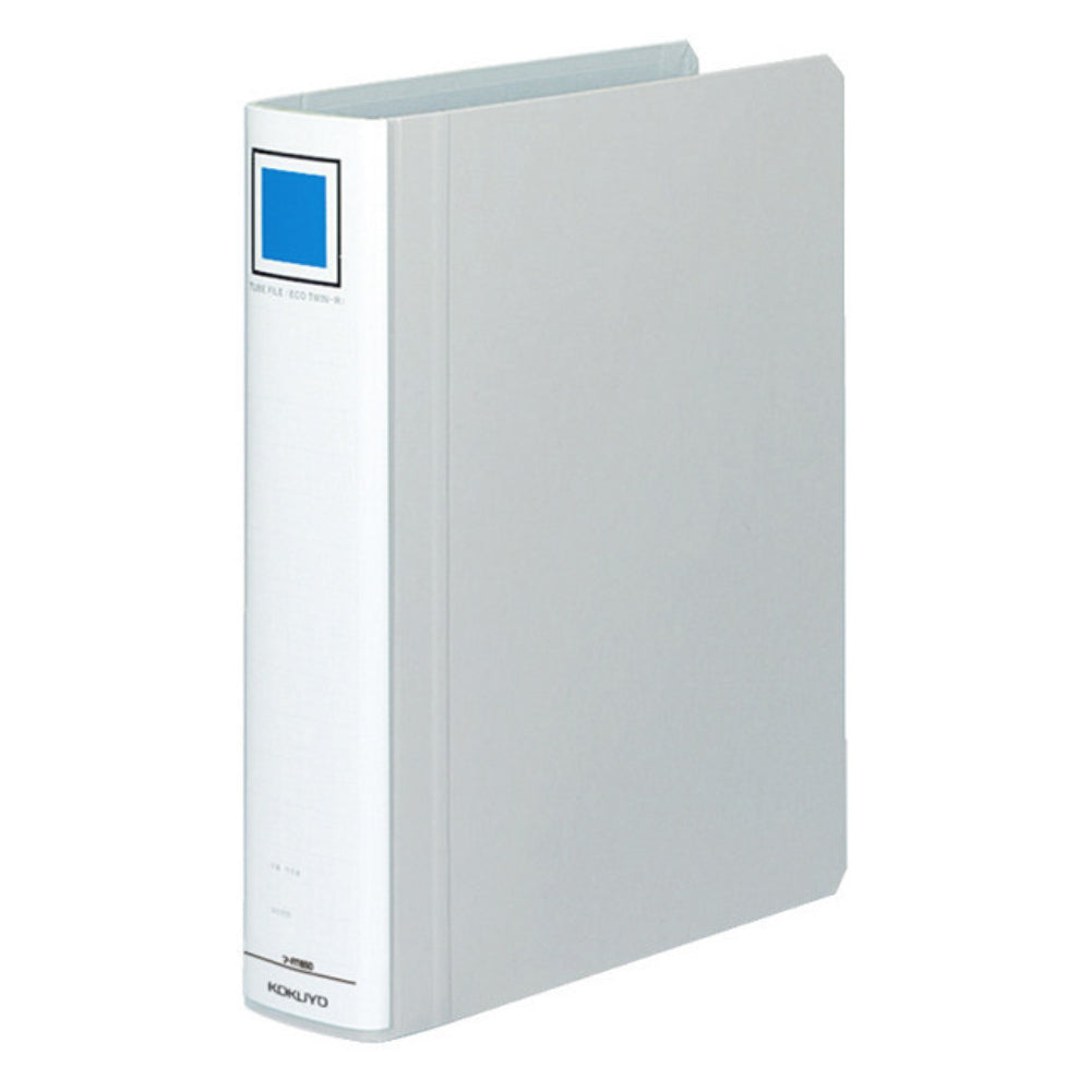 Kokuyo Tube File Eco Twin R A4 Vertical Binding Thickness 50mm Blue Double-sided Pipe File γ-RT630B γ-RT630C γ-RT640B