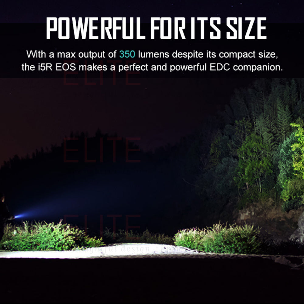 Olight i5R EOS Rechargeable Tail-switch EDC Flashlight Camping Hiking Torchlight Small Portable