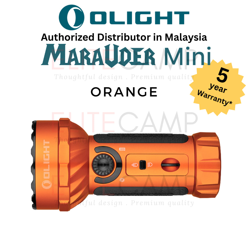 Olight Marauder Mini Search and Rescue Camping Hiking Emergency Flashlight Waterproof Torchlight Compact Torch Flash